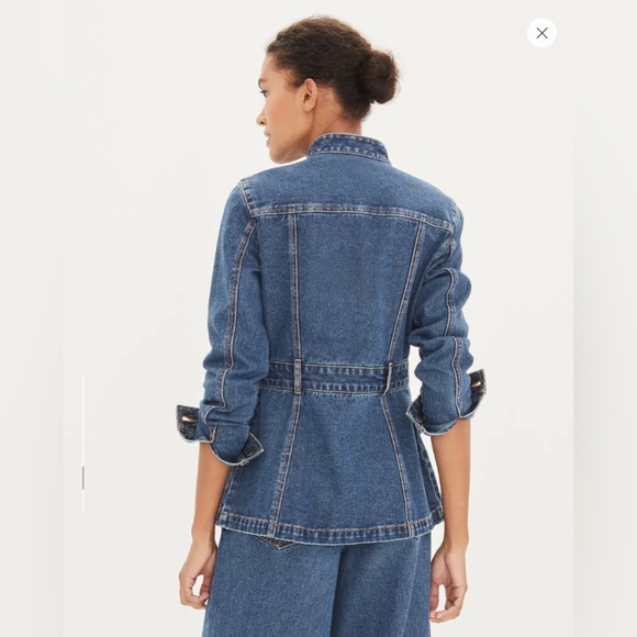 Veronica Beard Jean Tika Denim Jacket Sz S NWT - Picture 5 of 7